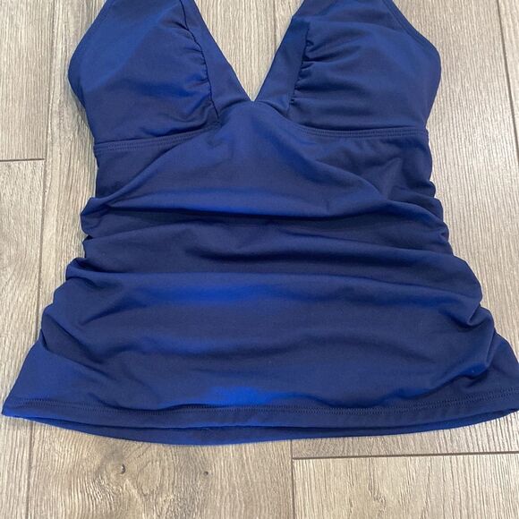 Athleta‎ Blue Halter Tankini Swim Top Size XXS - Picture 3 of 11